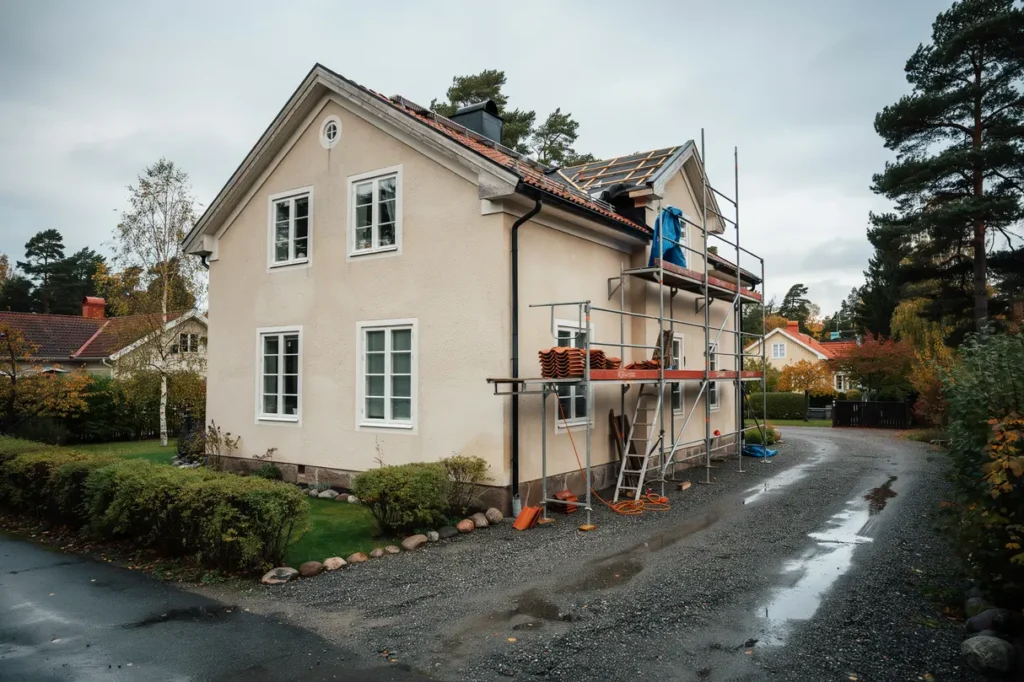 takbyte p villa s planerar du byggst llning f r ett smidigt och s kert projekt