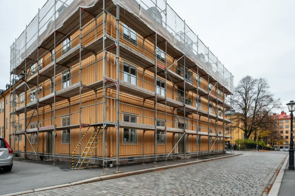 tkomstteknik f r montage av taks kerhet p bostadshus i s dermalm stockholm